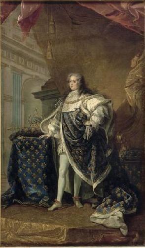 Jean Baptiste van Loo Portrait of Louis XV of France